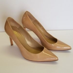 Stuart Weitzman nude Leather Pump